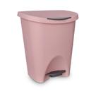 Lixeira com Pedal 7,5 Litros Rose