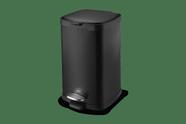 Lixeira Com Pedal Brinox Frame 12 Litros Em Aço Carbono Preto