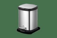 Lixeira Com Pedal Brinox Frame 6 Litros Aço Inox