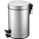 Lixeira com Pedal de Inox Redonda