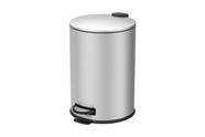 Lixeira com Pedal e Balde 20L Aço Inoxidável Escovado Linha Spin Brinox Lixeira com Pedal e Balde 20L Aço Inoxidável Escovado Linha Spin Brinox