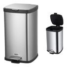 Lixeira Com Pedal E Balde Frame Inox 20 Litros Brinox