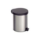Lixeira Com Pedal Em Aço Inox Com Acabamento Polido New 12 Litros - Tramontina 94538712