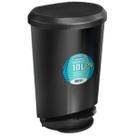 Lixeira Com Pedal Inox OU Preto 10 LITROS ARQPLAST 1 Unidade Lixeira Com Pedal Inox OU Preto 10 LITROS ARQPLAST 1 Unidade