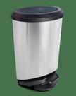 Lixeira com Pedal Label Inox 20 Litros Arqplast