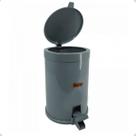Lixeira com Pedal Plástico 12L Cinza Guarany
