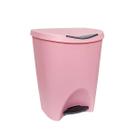 Lixeira Com Pedal Reforçada Lata De Lixo Cesto Cozinha Banheiro Plástica Colorida 15 Litros