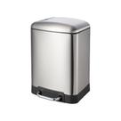 Lixeira com Pedal Retangular Inox 6L Lixeira com Pedal Retangular Inox 6L