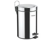 Lixeira com Pedal Tramontina Brasil em Inox Polido e Balde Interno Removível 20 L 94538120 Lixeira com Pedal Tramontina Brasil em Inox Polido e Balde Interno Removível 20 L 94538120