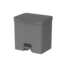 Lixeira com Pedal Trium 30 L Chumbo Ou