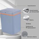 Lixeira Com Sensor Automática Inteligente Recarregável 12L Lixeira Com Sensor Automática Inteligente Recarregável 12L