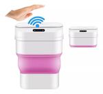 Lixeira Com Sensor Automatica Retratil Rosa - Yepp 2116