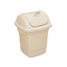 Lixeira Com Tampa Basculante 10 Litros - Plasvale Nude