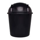 Lixeira Com Tampa Basculante. 5,5l Eco Nature Preto Jaguar