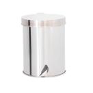 Lixeira com Tampa e Pedal de Aço inox 16x23cm 05 litros Lixeira com Tampa e Pedal de Aço inox 16x23cm 05 litros