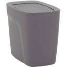 Lixeira Compact Basculante Tramontina Cinza 6,5L Cozinha Lixeira Compact Basculante Tramontina Cinza 6,5L Cozinha