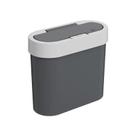 Lixeira Coza Flat 2,8l Cinza