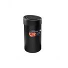 Lixeira Coza Plástica Click Preta 9 Litros 20 Cm De Diâmetro Por 39,5 Cm Preto