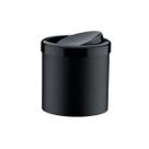 Lixeira cozinha banheiro basculante 5 litros preta plastico future 1216