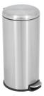 Lixeira Cozinha Prata 28l 65x30cm Inox