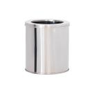Lixeira de Aço inox 24x25cm 13 litros c/Aro - JJ.L2425-A