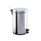 Lixeira de Aço Inox 3 Litros Pedal Para Banheiro Cozinha Pia Balde Removível Alca