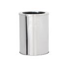 Lixeira de Aço inox 40x70cm 88 litros c/Aro- JJ.L4070-A