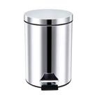 Lixeira de aço inox 5L com pedal, alça e balde removível - B-MAX Lixeira de aço inox 5L com pedal, alça e balde removível - B-MAX