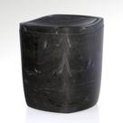 Lixeira de Banheiro Estilo Mármore 7L Preto - Top Line Lixeira de Banheiro Estilo Mármore 7L Preto - Top Line