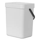 Lixeira de cozinha montada na parede EKO Pure Mini 5L (branca)