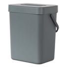 Lixeira de cozinha montada na parede EKO Pure Mini 5L (cinza)