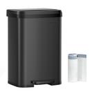 Lixeira de Cozinha SONGMICS 50L em Aço Inoxidável - Modelo ULTB530B50