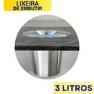 Lixeira de Embutir 3 litros Lixeira de Embutir 3 litros