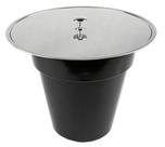 Lixeira De Embutir 3 Lts Aço Inox Escovada Cesto Embutido Lixeira De Embutir 3 Lts Aço Inox Escovada Cesto Embutido