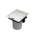 Lixeira de embutir com sensor next em aço inox com balde plástico 5 l tramontina
