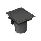 Lixeira de Embutir com Sensor Tramontina Next Black Matte em Aço Inox com Balde Plástico 5 L Preta