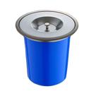 Lixeira De Embutir Para Bancada 5 Litros Aço Inox 201 Pingoo.casa - Prata Escovado Lixeira De Embutir Para Bancada 5 Litros Aço Inox 201 Pingoo.casa - Prata Escovado