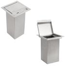 Lixeira de Embutir para Bancada 5L Inox 304 com Tampa Escovada - Kitchen Lar Lixeira de Embutir para Bancada 5L Inox 304 com Tampa Escovada - Kitchen Lar