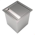 Lixeira De Embutir Quadrada Saro Em Aço Inox 4 Litros De Bancada Com Sistema Anti Odor CLL Lixeira De Embutir Quadrada Saro Em Aço Inox 4 Litros De Bancada Com Sistema Anti Odor CLL