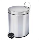 Lixeira De Inox Com Pedal E Cesto De 12 Litros Banheiro Lixeira De Inox Com Pedal E Cesto De 12 Litros Banheiro