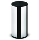 Lixeira De Inox Com Tampa Preta 9,1l 6397707 - camps