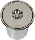 Lixeira de inox para embutir na pia de 8 Litros