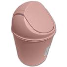 Lixeira de Mesa com Tampa Basculante Vai e Vem 1,5l Prática Rosa Cód. 2413