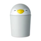 Lixeira De Mesa Miniso Pinguim Fofinha Para Escritório