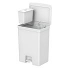 Lixeira de Pedal Trium 46 + Cesto 4L Branco LX4450BCF - Ou