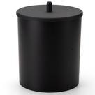 Lixeira de Pia Bancada Chão Banheiro Cozinha Lavabo Com Tampa Luxo 5 Litros Black Preta Arthi Lixeira de Pia Bancada Chão Banheiro Cozinha Lavabo Com Tampa Luxo 5 Litros Black Preta Arthi