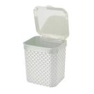 Lixeira de Pia Cozinha Banheiro Com Tampa Rattan 5 Litros