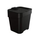 Lixeira de Pia Slim 2,5 Litros Preto UZ Utilidades - UZ420-PR