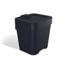Lixeira De Pia Slim 2,5L Compacta Multiuso Preto - Uz