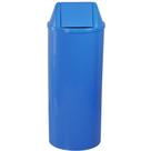 Lixeira de Plástico Azul 50cm com Tampa 22 Litros - E12A/EB12A - JSN Lixeira de Plástico Azul 50cm com Tampa 22 Litros - E12A/EB12A - JSN
